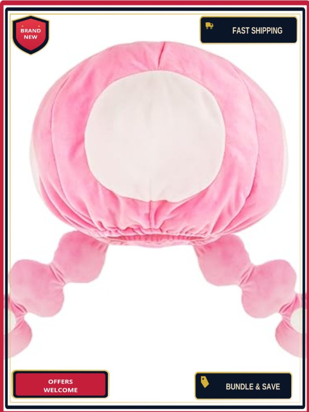 Plush Cartoon Mushroom Hat Adult Anime Cosplay Costume Accessory